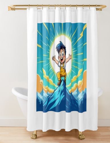 Yodeli Shower Curtain