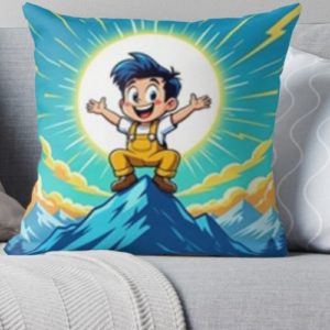 Throw Pillow Concealed zip opening for a clean look and easy care